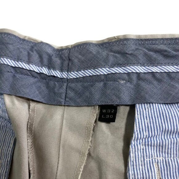 J. Crew chino pants men's 32 gray bowery slim straight 29 inseam - Picture 3 of 8